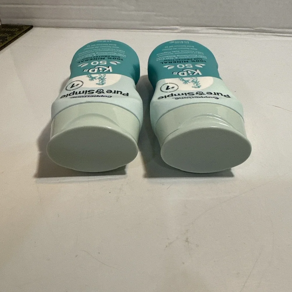 Qty Of 2 Coppertone Pure and Simple Kids‎ Hypoallergenic Sunscreen SPF 50